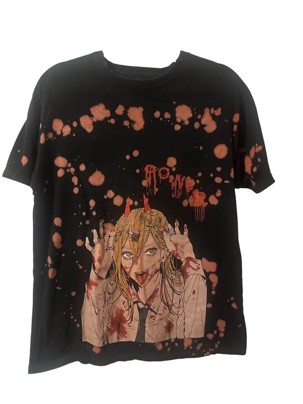 Chainsaw Man Crunchy Roll Anime tee size small